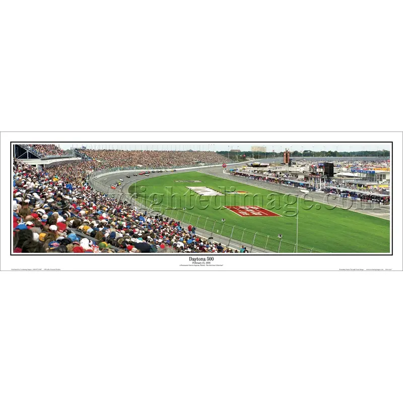 Daytona 500 (1998) NASCAR Racing Panoramic Poster Print - Everlasting Images
