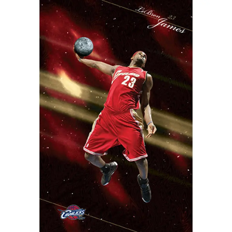 LeBron James "Intergalactic" Cleveland Cavaliers Poster - Costacos 2006