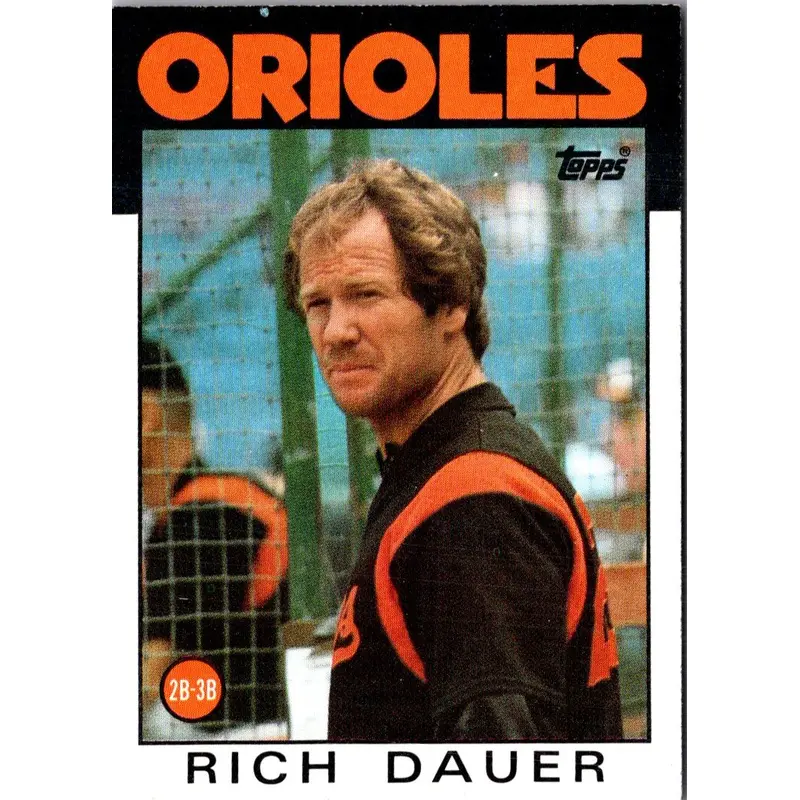 1986 Topps Rich Dauer #251