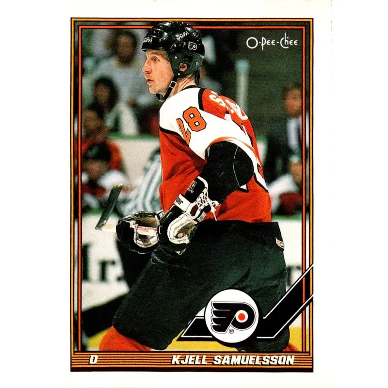 1991 O-Pee-Chee Kjell Samuelsson #211