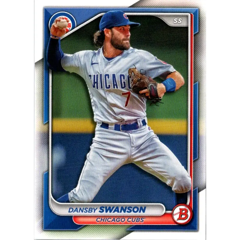 2024 Bowman Green Pattern Dansby Swanson #92