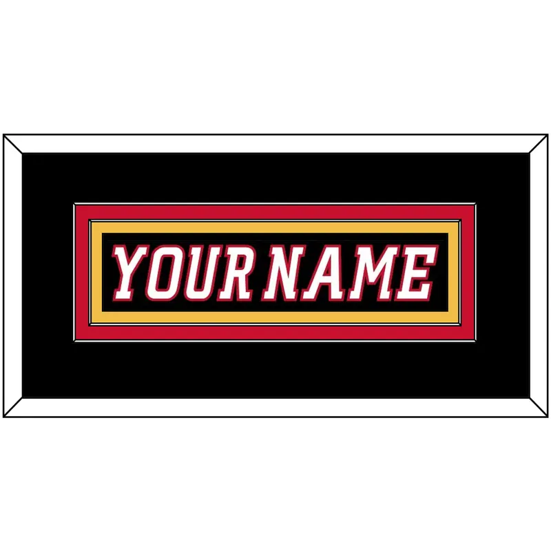 Calgary Nameplate - Alternate Black - Double Mat 2