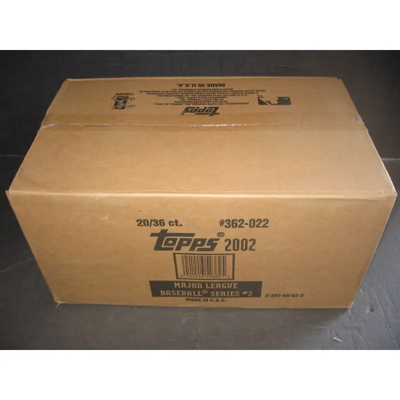 2002 Topps Baseball Series 2 Case (Retail) (20 Box)