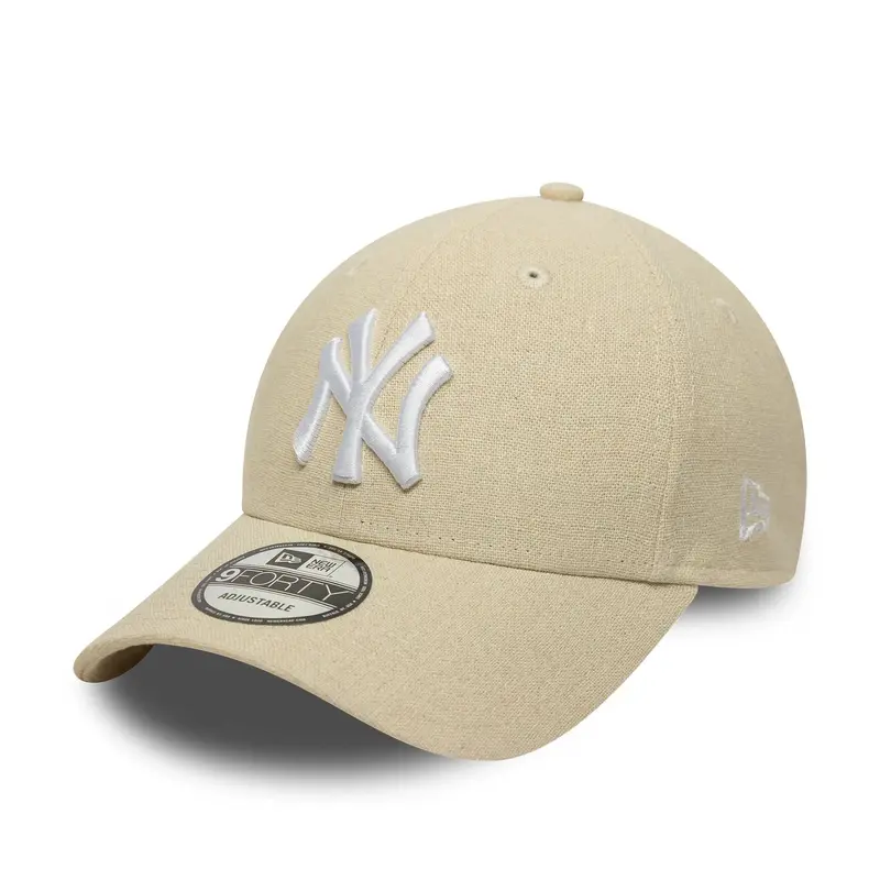 New York Yankees Linen Cream 9FORTY Adjustable Cap