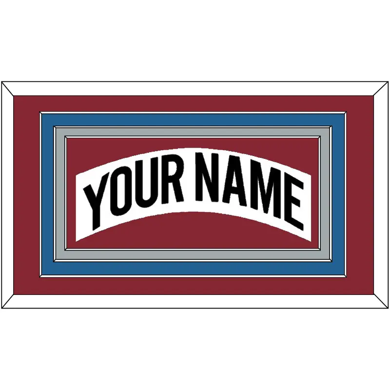 Colorado Nameplate - Home White (1995-1996) - Triple Mat 5