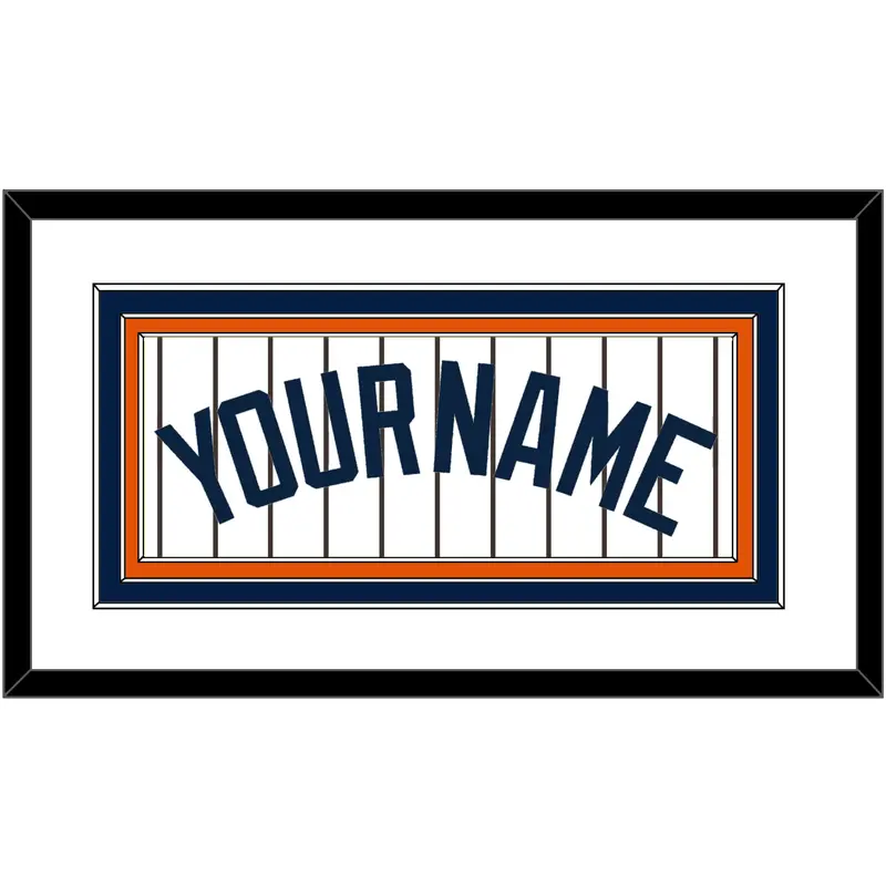 San Diego Name - Home White Pinstripes (1991-2001) - Triple Mat 1
