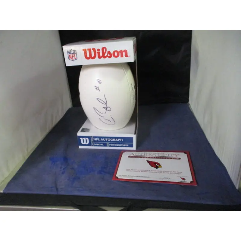 Wilson Autographed Football w/ Certificate of Authenticity #41 Antoine Bethea