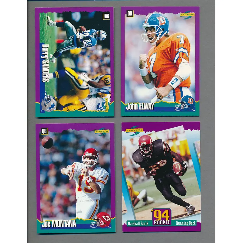 1994 Score Football Complete Set (w/ Inserts) (330) NM/MT MT