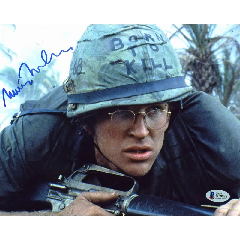 Matthew Modine Full Metal Jacket Authentic Signed 8x10 Photo BAS #D78828