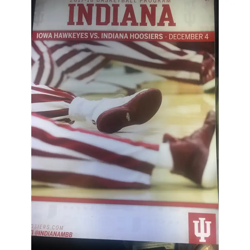2017 Iowa vs Indiana University Basketball Program