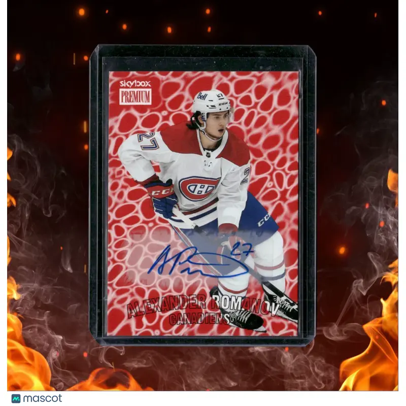 2020-21 Skybox Metal Universe Alexander Romanov Premijm Prospects Retro Auto