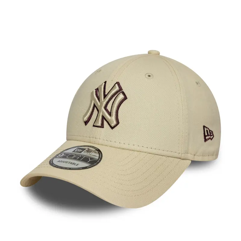 New Era - 9FORTY - TEAM OUTLINE - New York Yankees - Stone