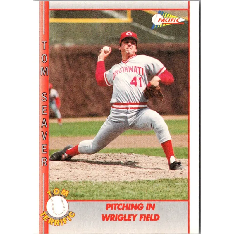 1992 Pacific Seaver Tom Seaver (Pitching in Wrigley Field) #87