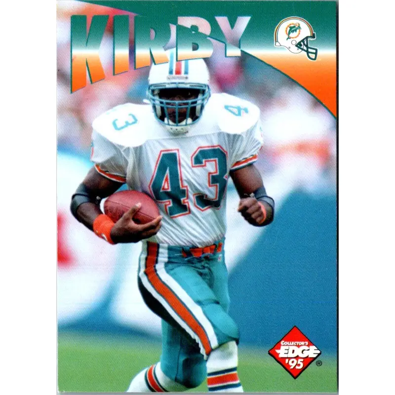 1995 Collector's Edge Instant Replay Terry Kirby #25
