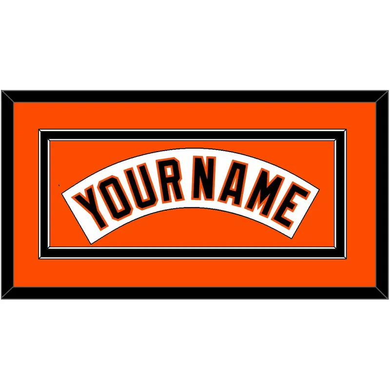 Baltimore Nameplate - Home White (1995-1997) - Double Mat 4