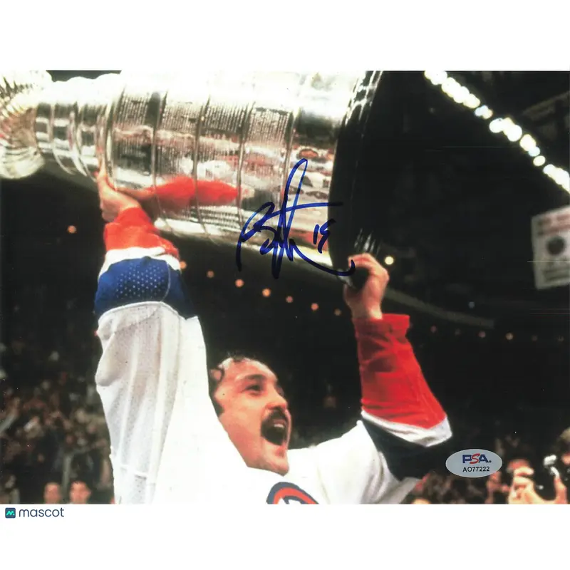 Bryan Trottier Signed 8x10 Photo PSA New York Islanders