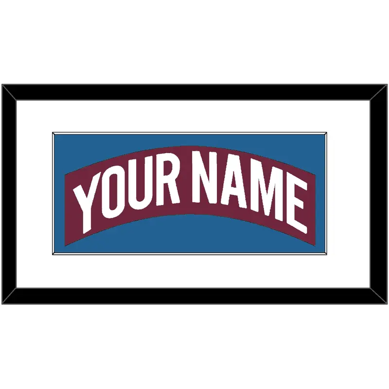 Colorado Nameplate - Road Burgundy (1999-2001) - Single Mat 1