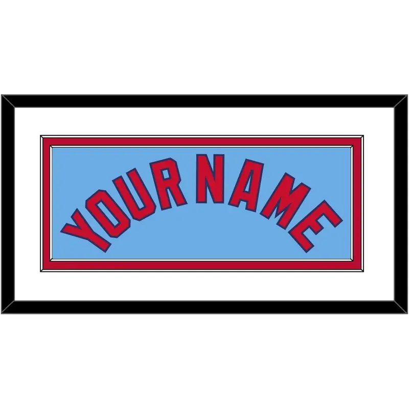 St. Louis Name - Alternate Road Powder Blue - Double Mat 1