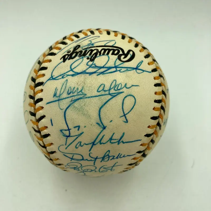 1994 All Star Game National League Team Signed Baseball Barry Bonds PSA DNA COA