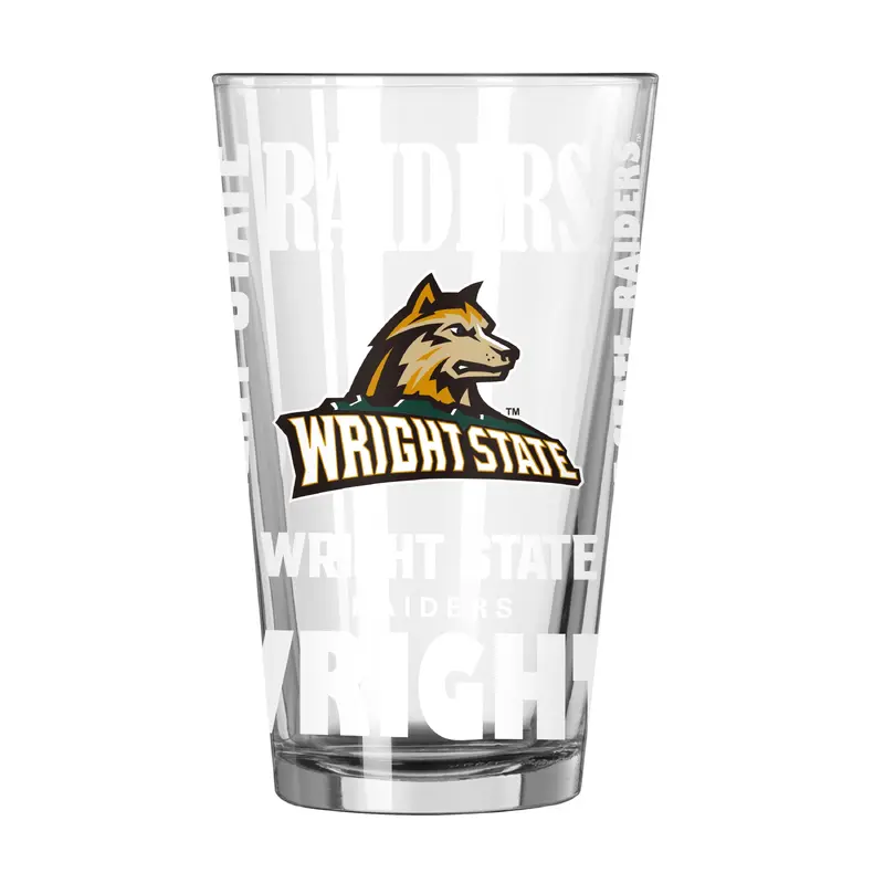 Wright State 16oz Replay Pint Glass