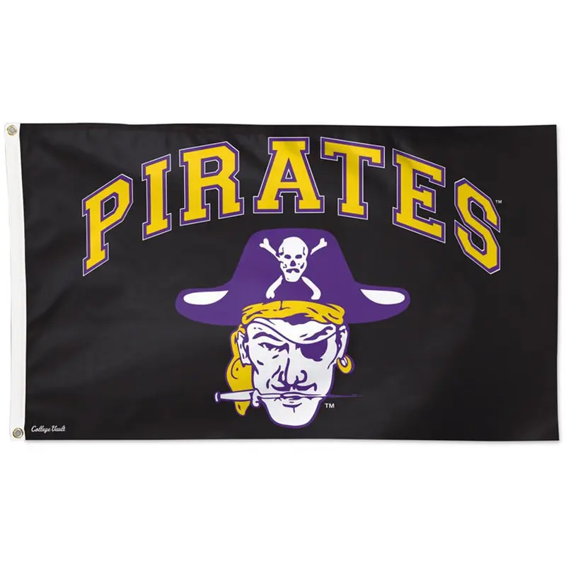 East Carolina Pirates NCAA Team Deluxe-Edition 3'x5' Flag - Wincraft Inc.