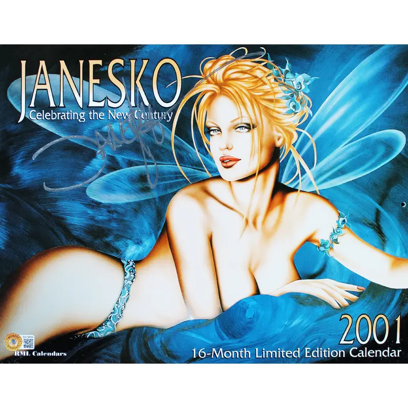 Jennifer Janesko Authentic Signed 2001 Limited Edition Calendar BAS #BA74094
