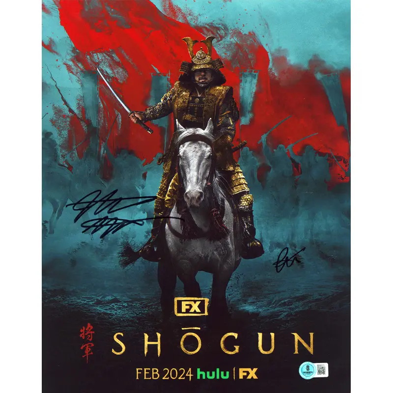 Justin Marks & Rachel Kondo Shogun Signed 11x14 Vertical Photo BAS #BS05171