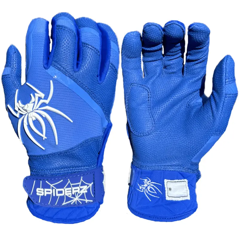 Spiderz Pro Premier Batting Gloves - Royal Blue/White