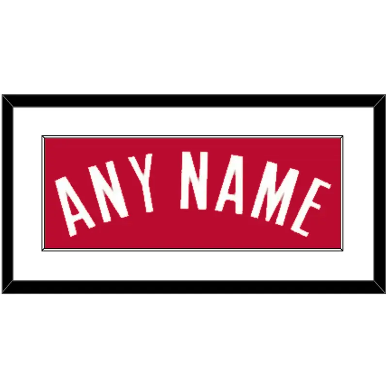 Houston Name - Red Icon - Single Mat 1