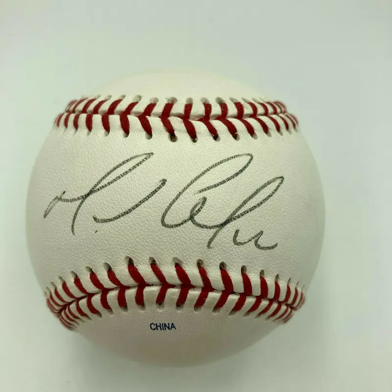 Mario Lemieux Signed Autographed Baseball With JSA COA NHL Pittsburgh Penguins