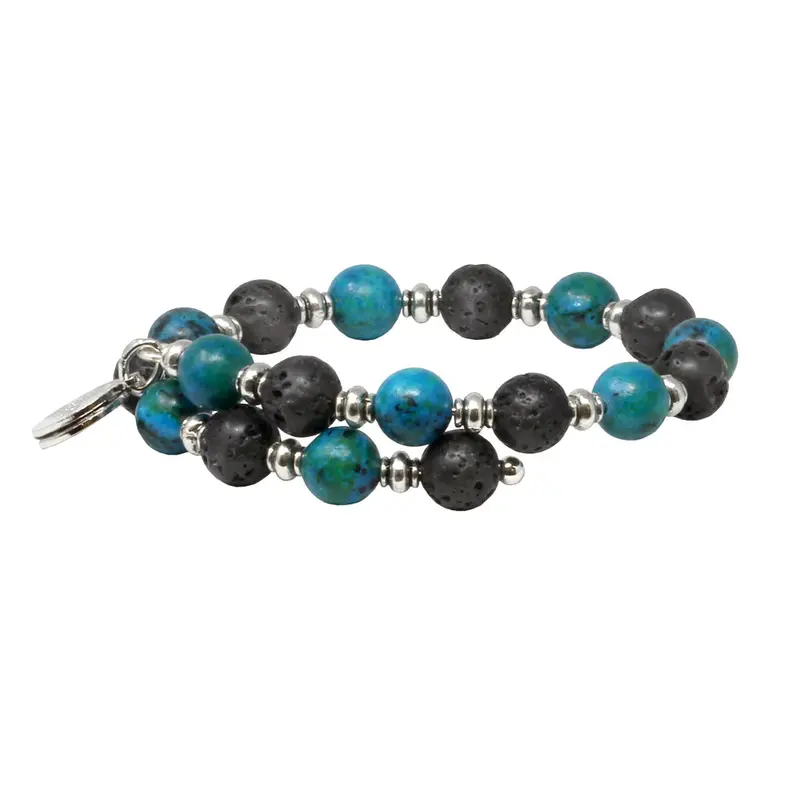 Ocean Breeze Lava Wrap, 8mm