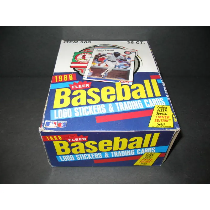 1988 Fleer Baseball Unopened Wax Box
