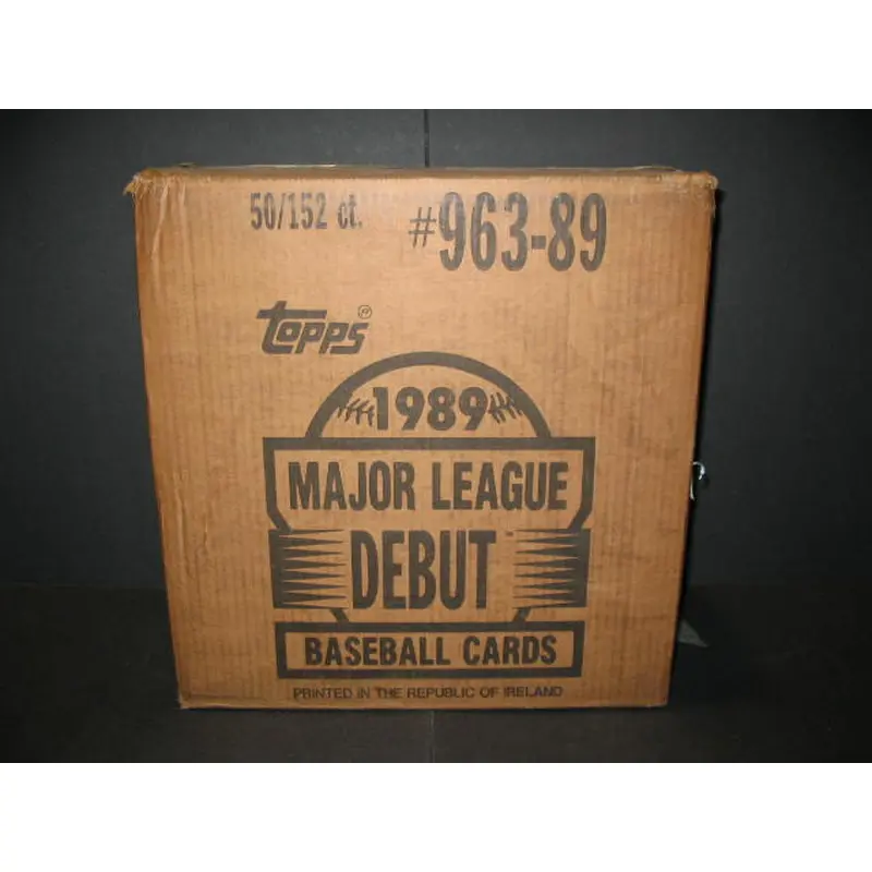1989 Topps Baseball Major League Debut Factory Set Case (50 Sets)