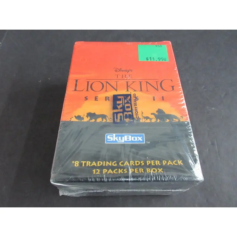 1994 Skybox Disney's The Lion King Series 2 Blaster Box (12/8)