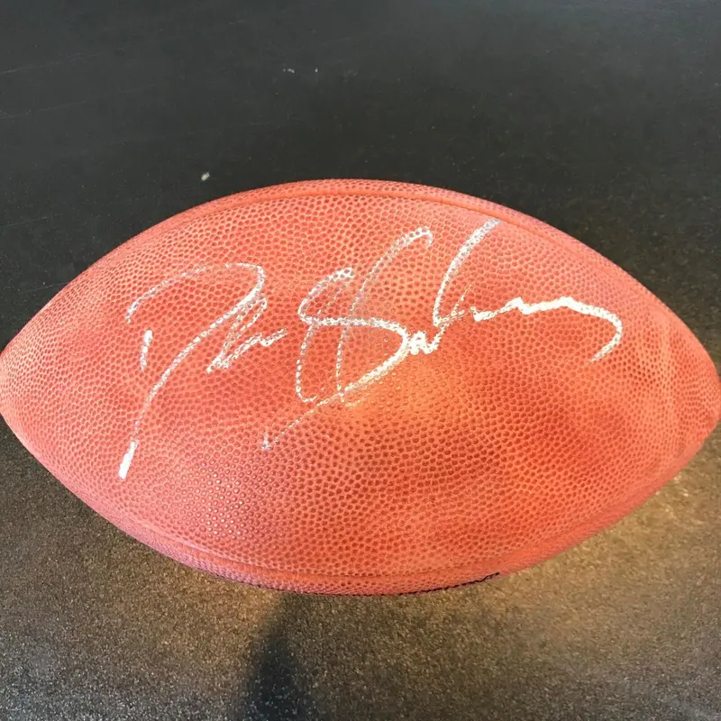 Deion Sanders Signed Autographed Authentic Wilson The Duke NFL Football JSA COA