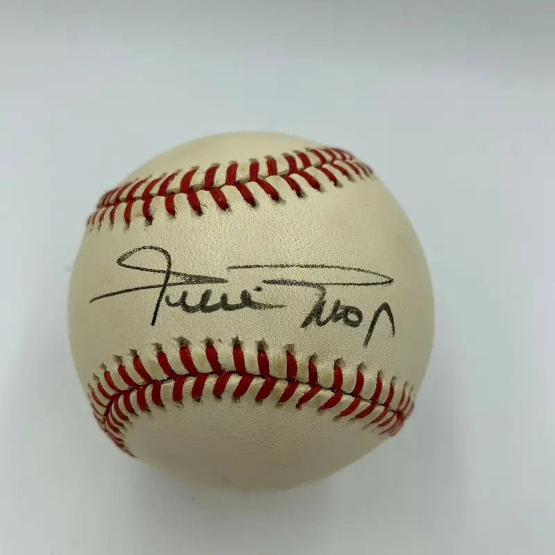 Nice Willie Mays 1980's Signed Official National League Baseball With JSA COA