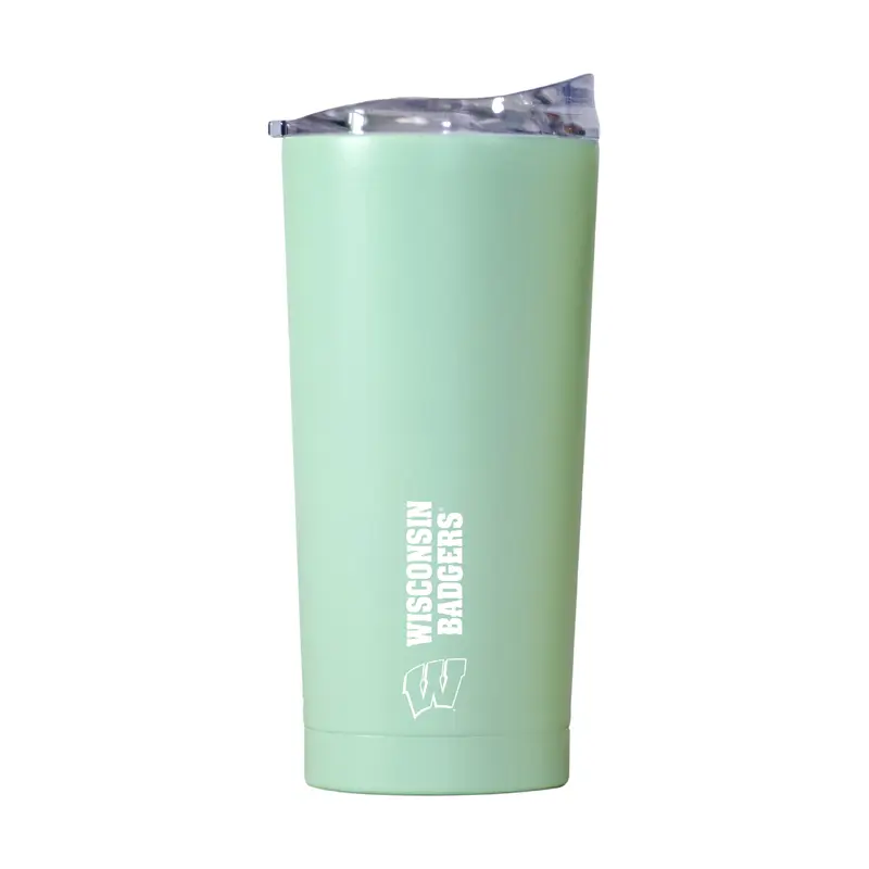 Wisconsin 20oz Vertical Powder Coat Tumbler