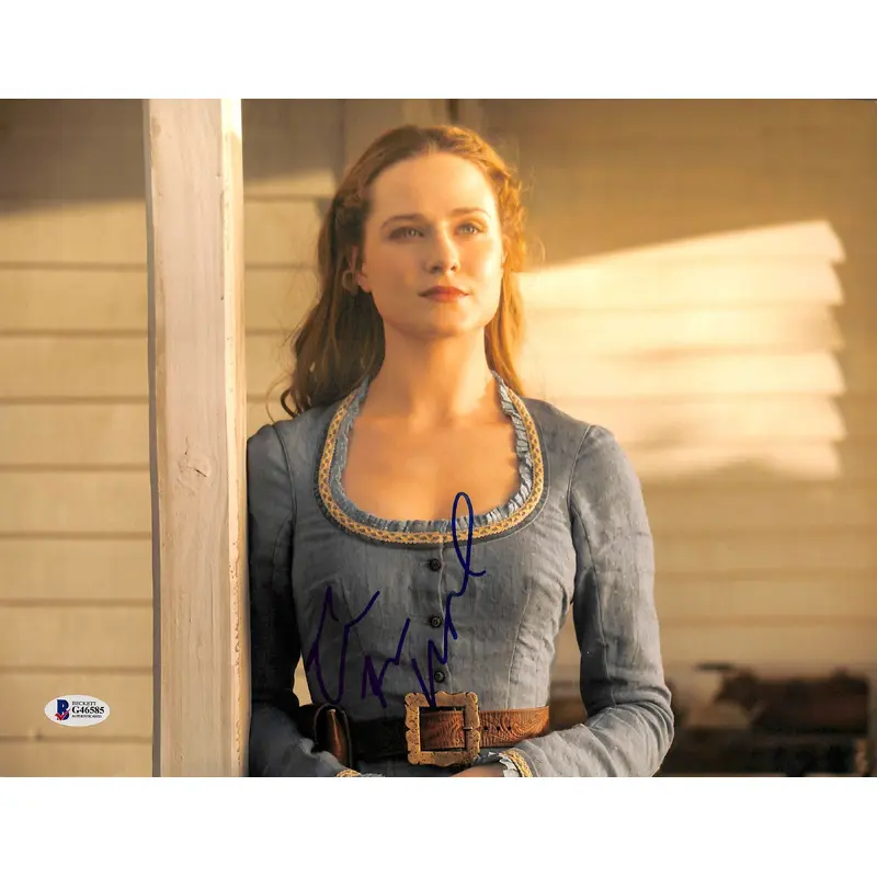Evan Rachel Wood Westworld Authentic Signed 11x14 Photo BAS #G46585
