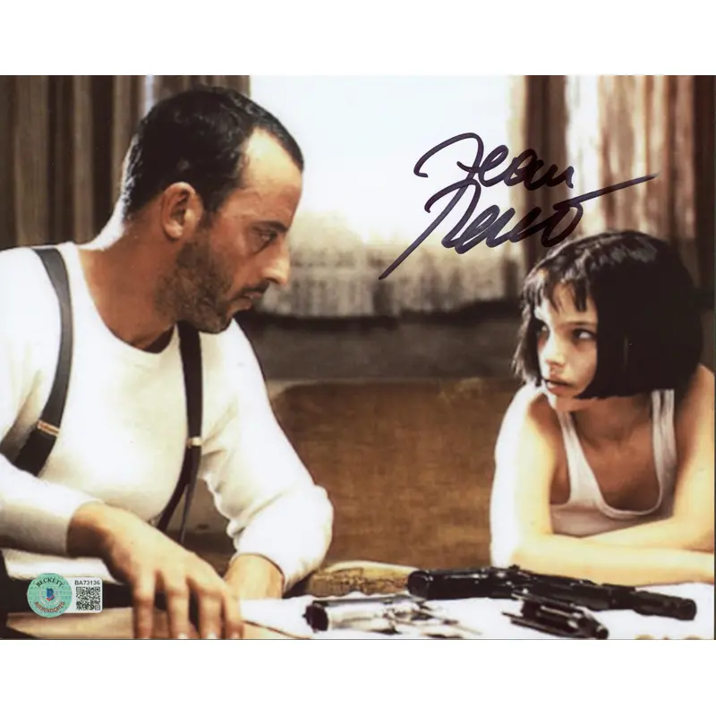 Jean Reno Leon The Professional Authentic Signed 8x10 Photo BAS #BA73136