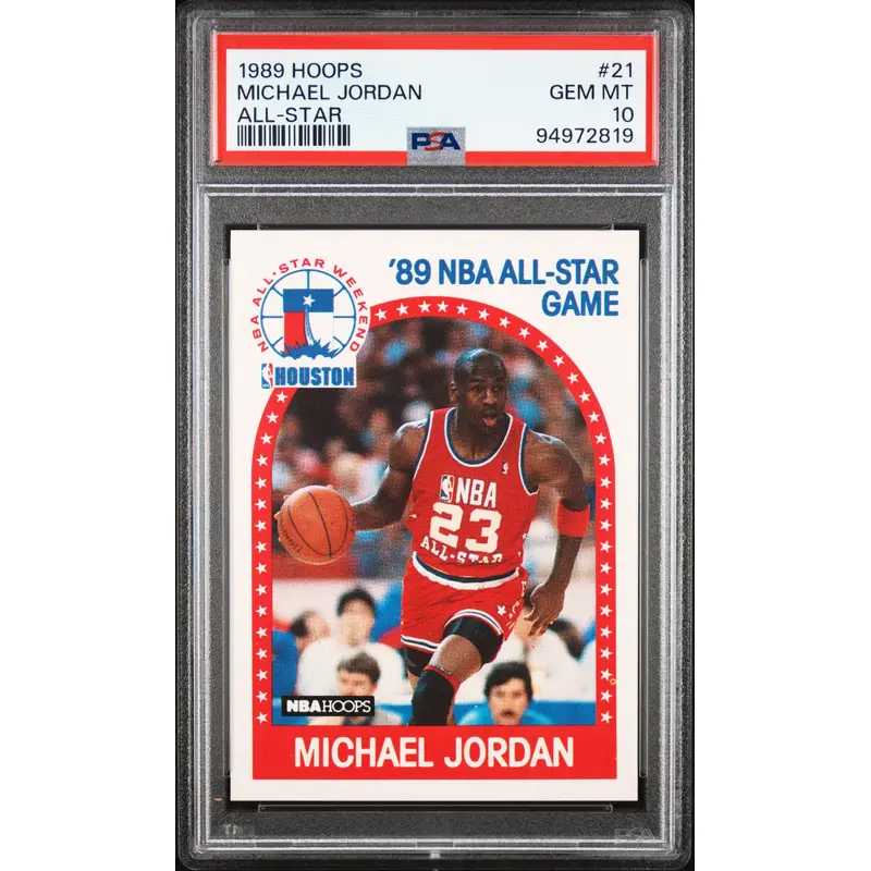 Michael Jordan 1989 Hoops All-Star #21 PSA 10 Gem Mint