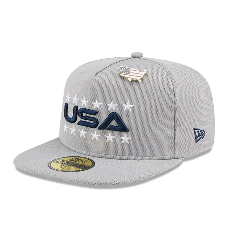 PGA Ryder Cup 2025 Friday Grey 59FIFTY A-Frame Fitted Cap