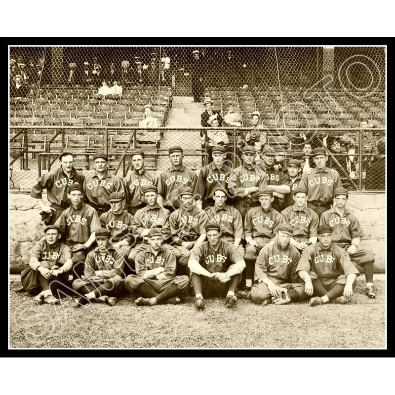 1913 Chicago Cubs 8X10 Photo - Bresnahan Evers - 1186