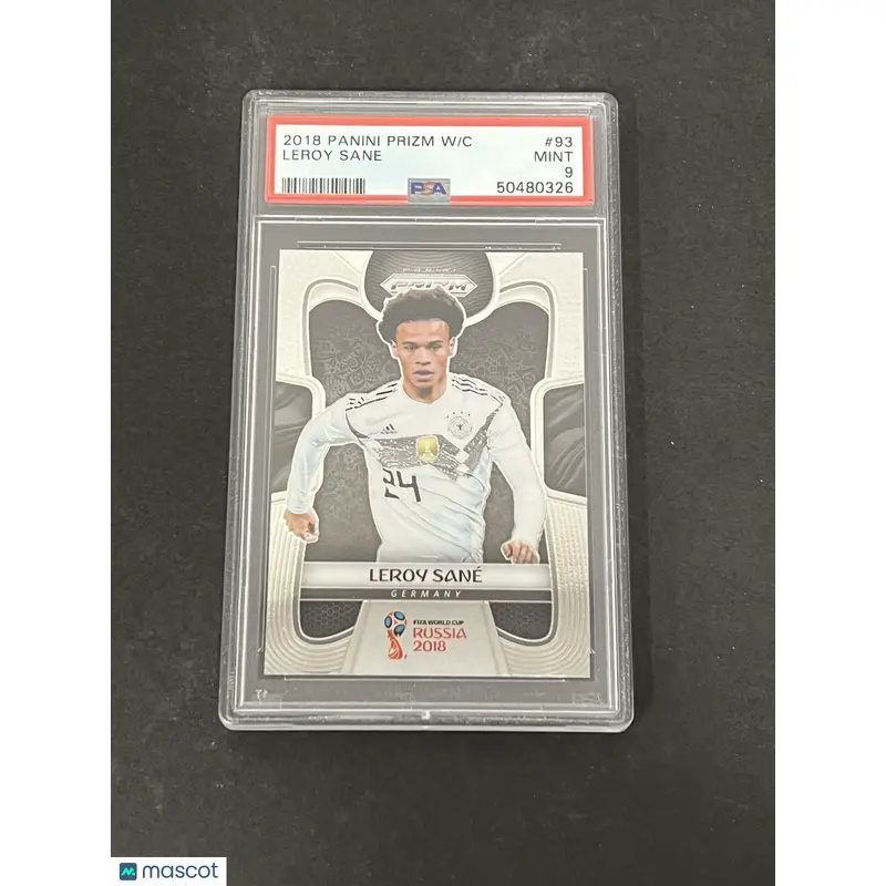 2018 Panini Prizm World Cup #93 Leroy Sane PSA 9