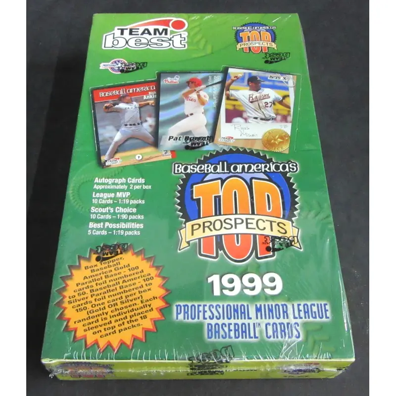 1999 Team Best Top Prospects Baseball Box