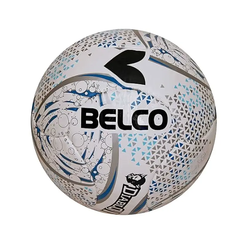 Belco Sports Diablo-II Blue 4Ply 1.4m PU 6 Panel Football Size 5 | Kibi Sports