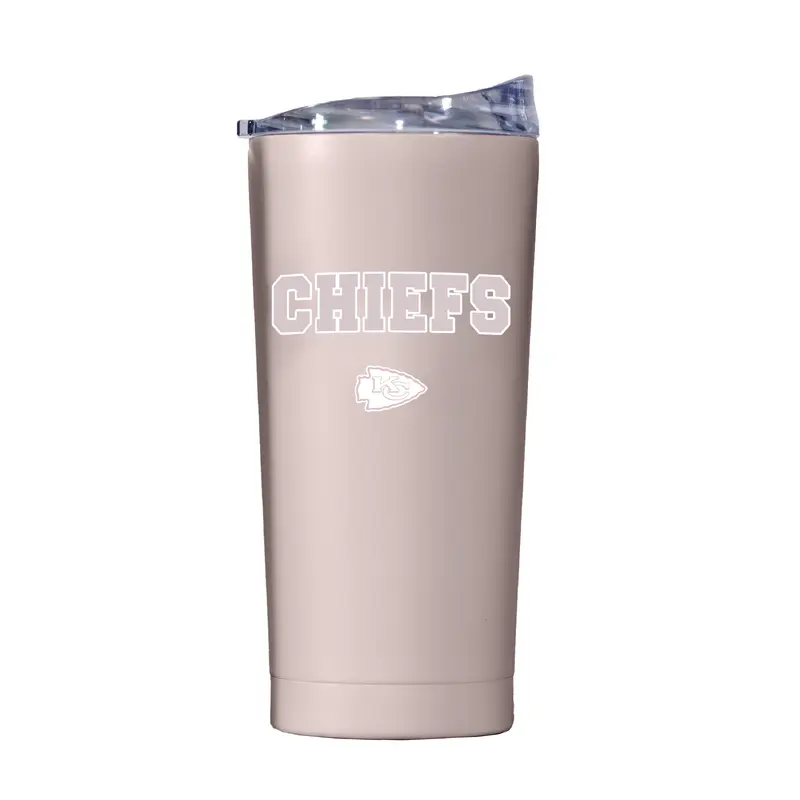 Kansas City Chiefs 20oz Stencil Powder Coat Tumbler