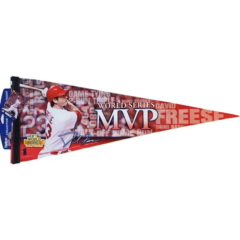 David Freese St. Louis Cardinals 2011 World Series MVP Premium Felt Pennant - Wincraft