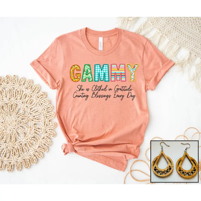 Gammy- Floral Stitch