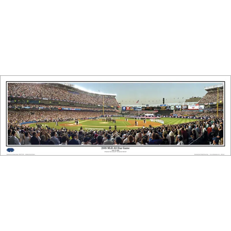 Yankee Stadium 2008 MLB All-Star Game Panoramic Poster Print - Everlasting Images Inc.