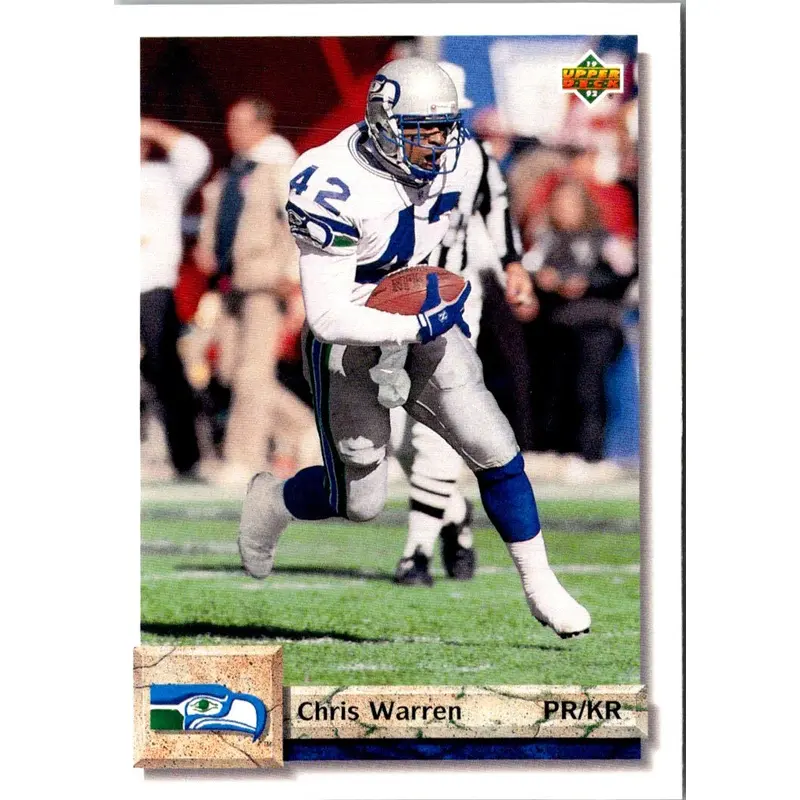 1992 Upper Deck Chris Warren #114